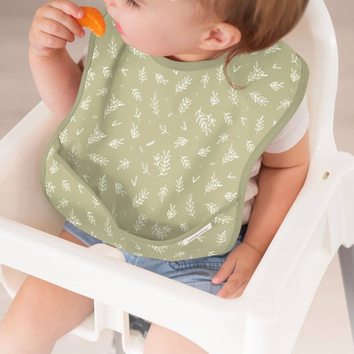KeaBabies Presto Waterproof Baby Bibs Set - Bloom