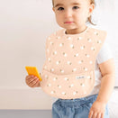 KeaBabies Presto Waterproof Baby Bibs Set - Bloom