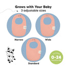 KeaBabies Urban Organic Baby Bibs Set - Butterflies