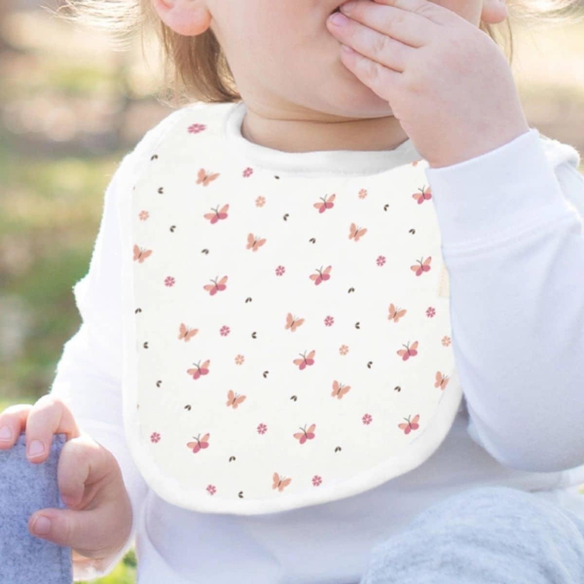KeaBabies Urban Organic Baby Bibs Set - Butterflies