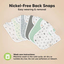 KeaBabies Urban Organic Baby Bibs Set - Nordic