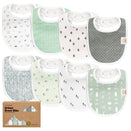KeaBabies Urban Organic Baby Bibs Set - Nordic