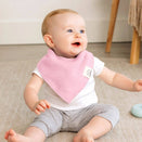 KeaBabies Quin Organic Bandana Bibs Set - Muted Pastel
