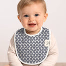 KeaBabies Urban Organic Baby Bibs Set - Grayscale