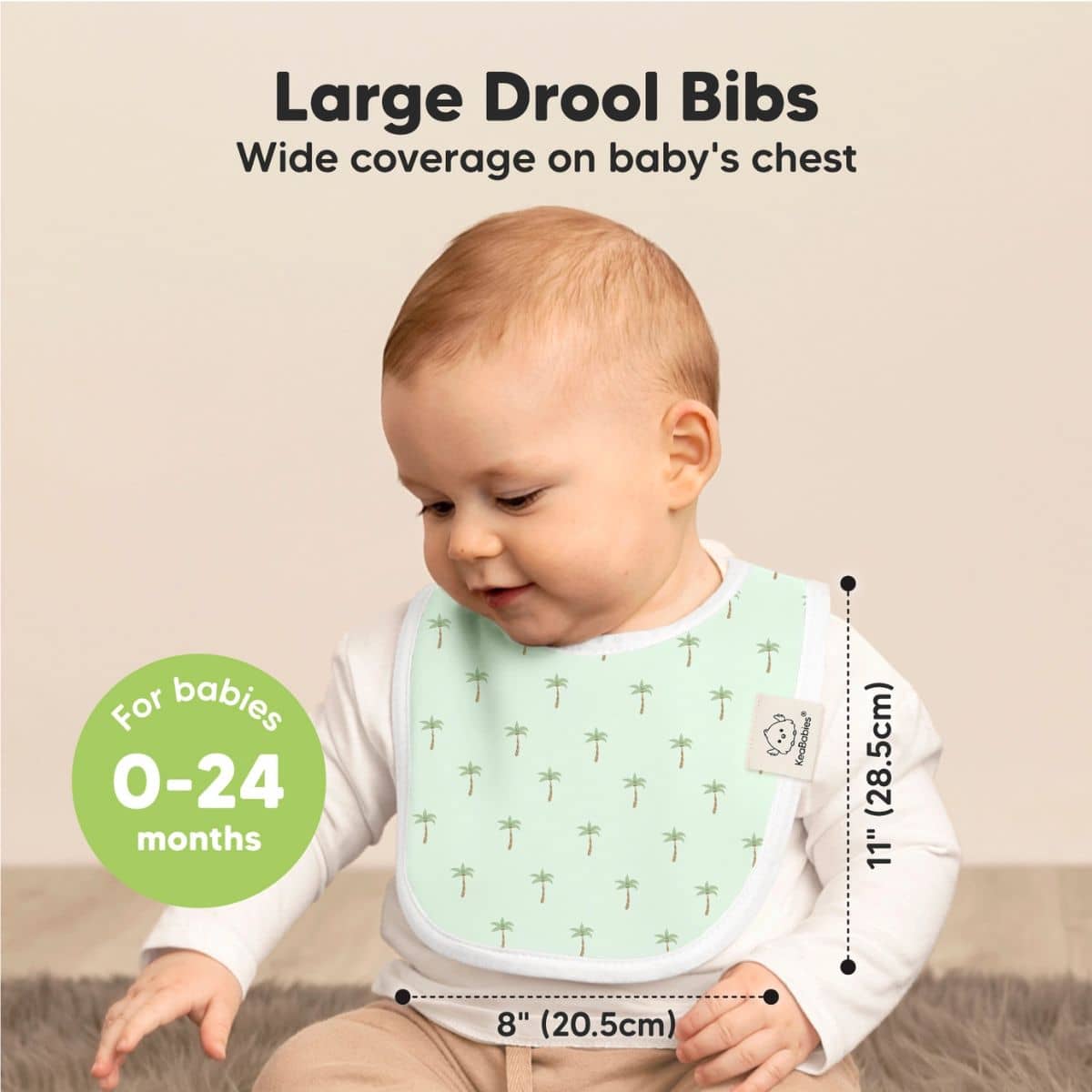 KeaBabies Urban Organic Baby Bibs Set - Roarsome