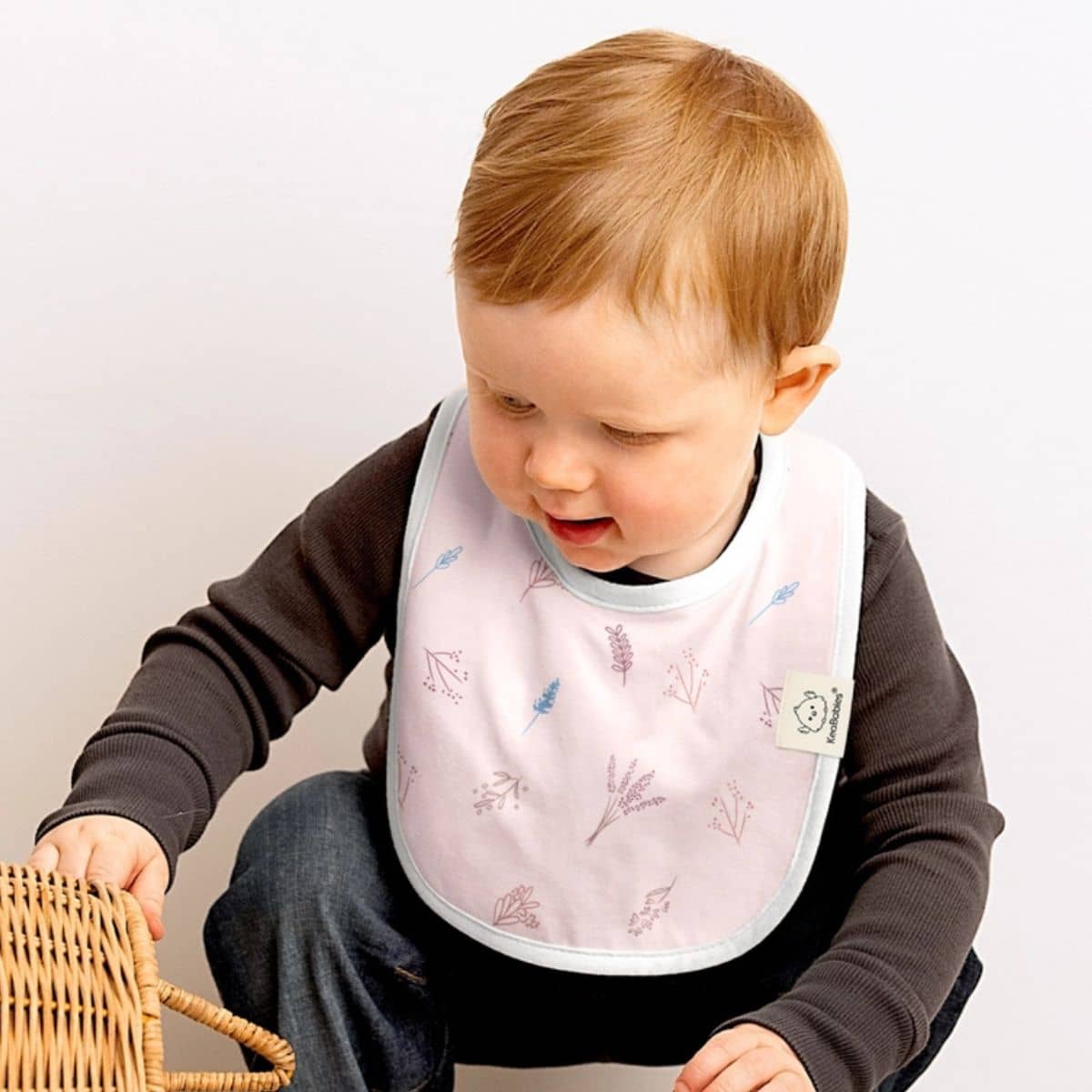 KeaBabies Urban Organic Baby Bibs Set - Sweet Charm