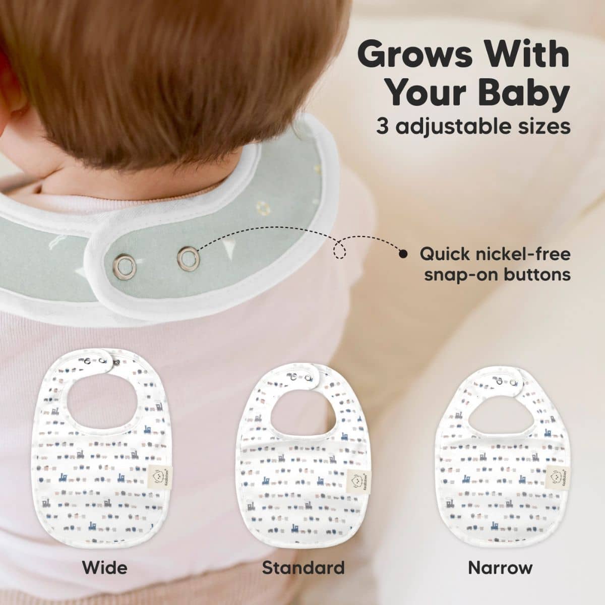 KeaBabies Urban Organic Baby Bibs Set - Vessels