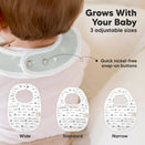 KeaBabies Urban Organic Baby Bibs Set - Vessels