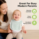 KeaBabies Urban Organic Baby Bibs Set - Vessels