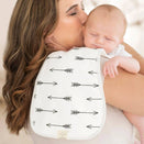 KeaBabies Urban Organic Burp Cloths - Grayscape