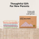KeaBabies Urban Organic Burp Cloths - Lunaris