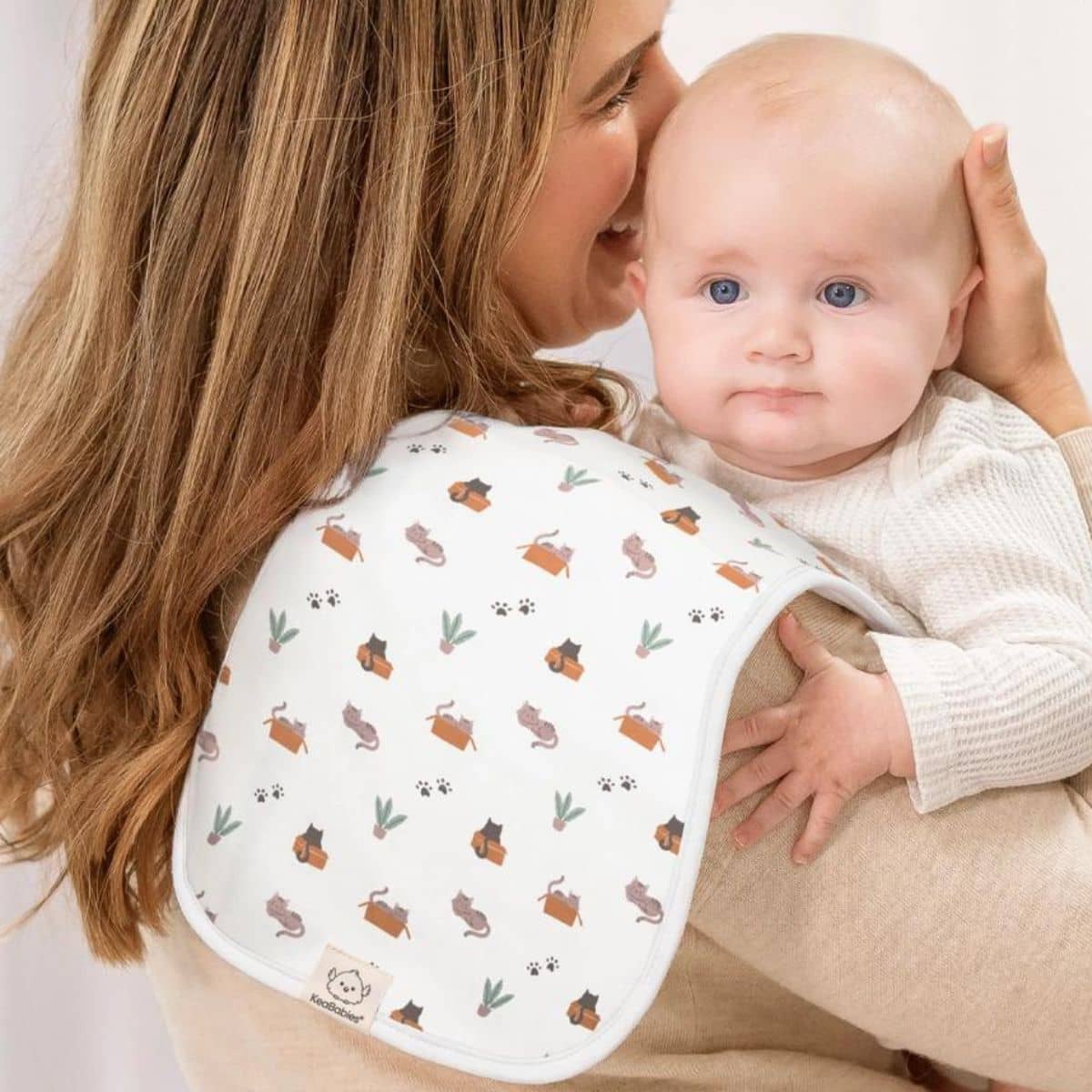 KeaBabies Urban Organic Burp Cloths - Pets & Paws