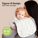 KeaBabies Urban Organic Burp Cloths - Wilderness