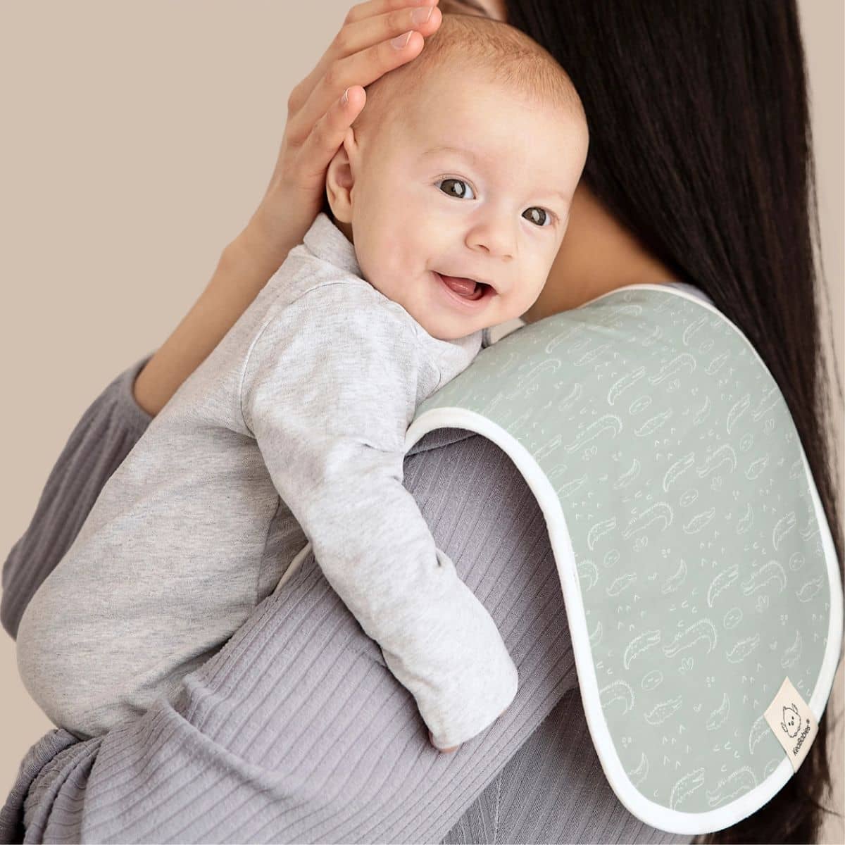 KeaBabies Urban Organic Burp Cloths - Wilderness