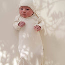 Kiin Baby Bamboo Newborn Gown - Ivory
