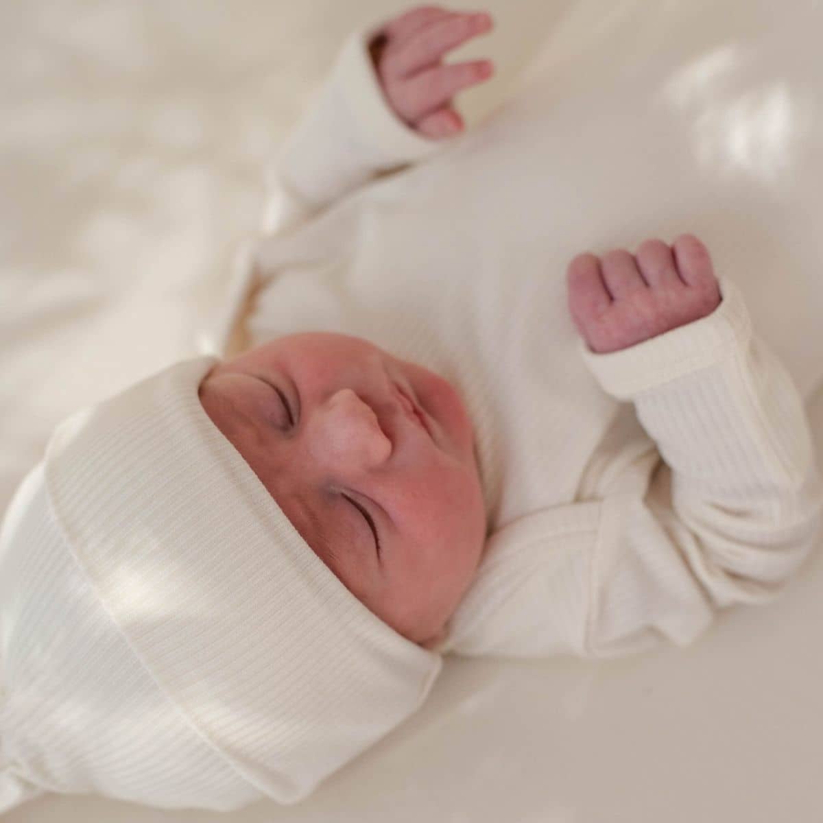 Kiin Baby Bamboo Newborn Gown - Ivory