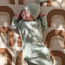 Kiin Baby Bamboo Newborn Gown - Sage