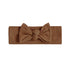 Kiin Baby Bamboo Stretch Bow Headband - Chocolate