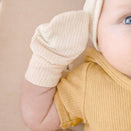 Kiin Baby Bamboo Stretch Mittens - Oat