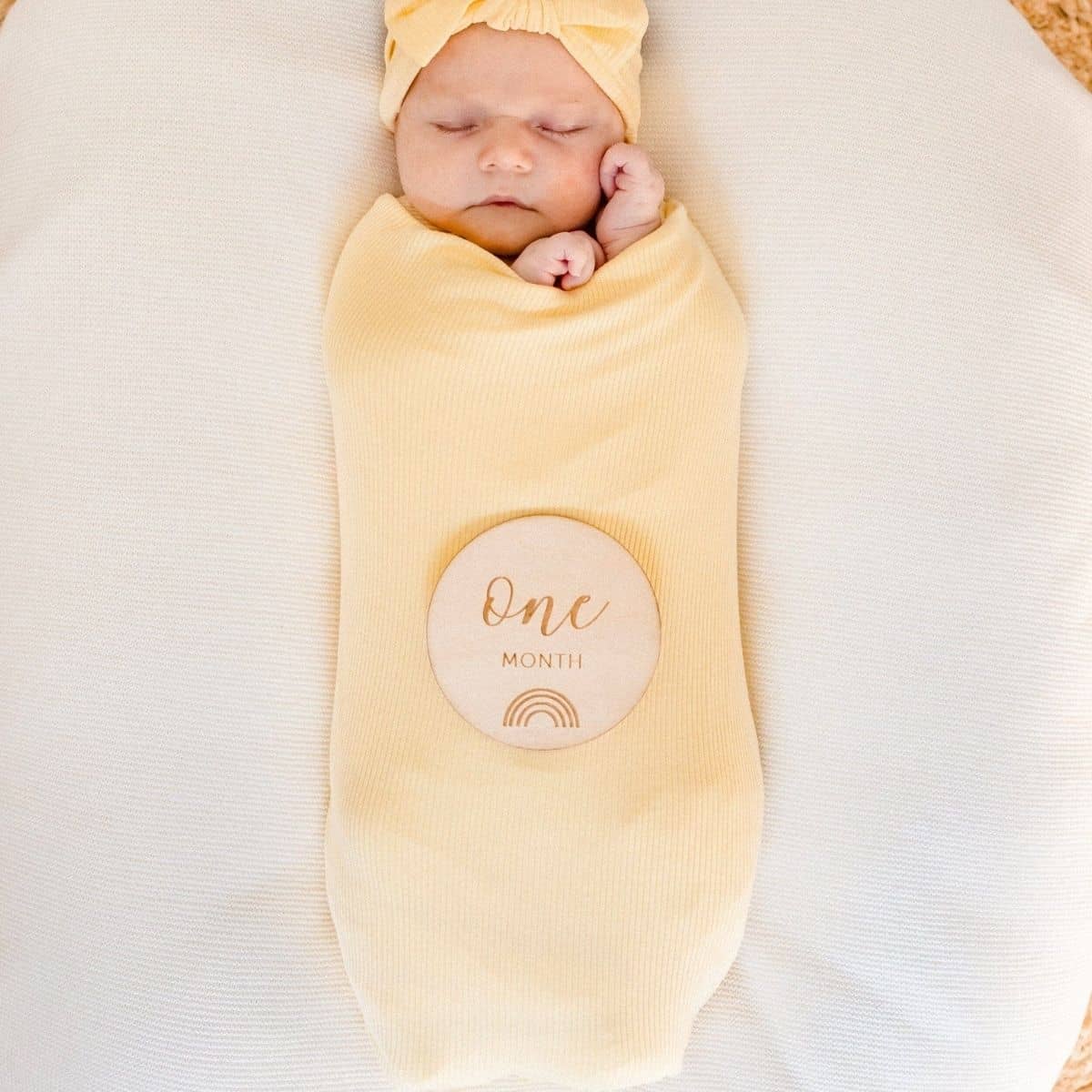 Kiin Baby Bamboo Stretch Swaddle - Buttercup