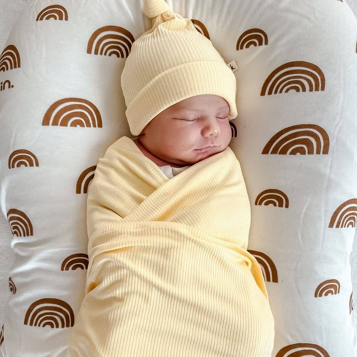 Kiin Baby Bamboo Stretch Swaddle - Buttercup