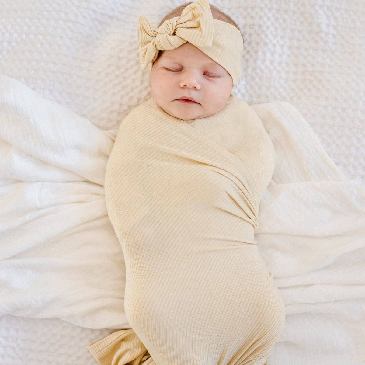 Kiin Baby Bamboo Stretch Swaddle - Oat
