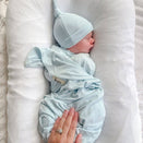 Kiin Baby Bamboo Stretch Swaddle - Pastel Sky