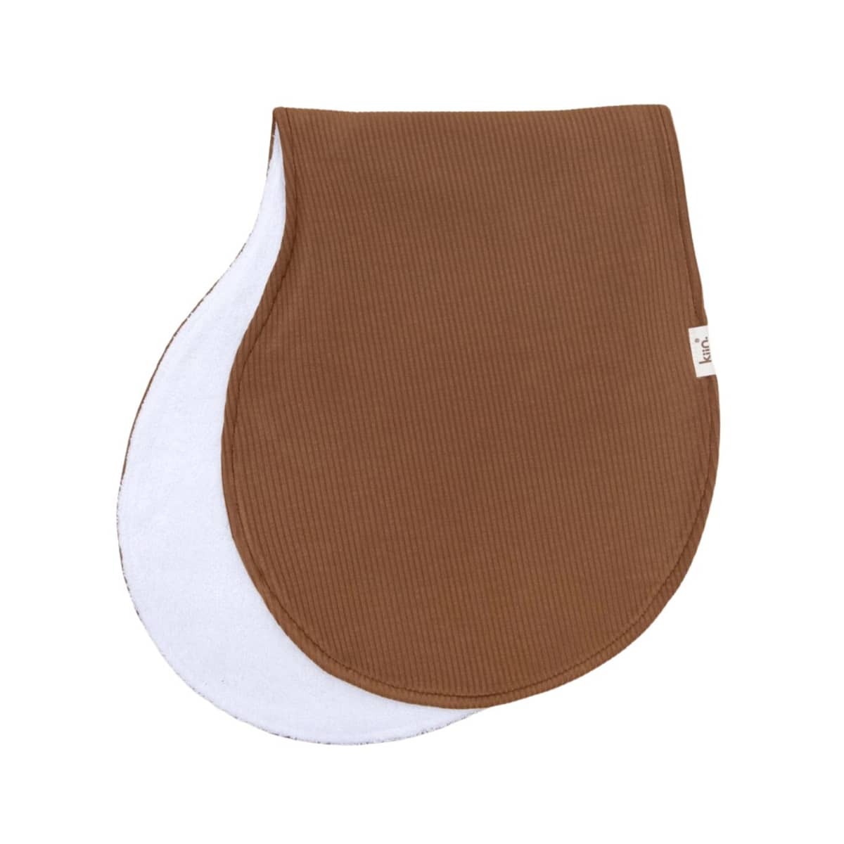 Kiin Baby Burp Cloth - Chocolate Rib