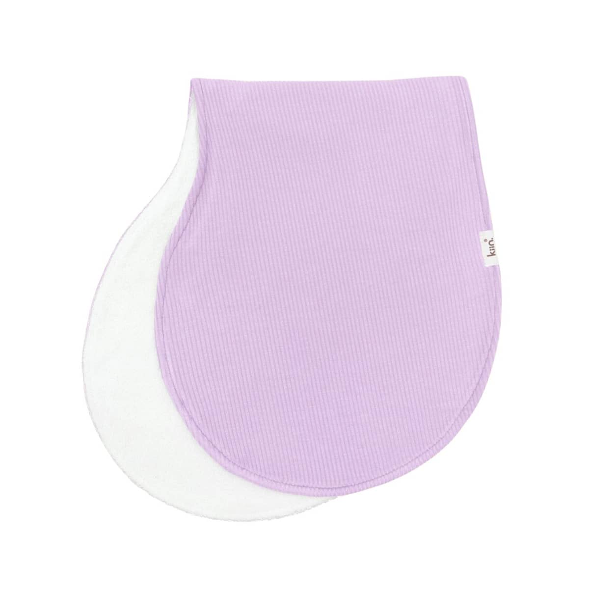 Kiin Baby Burp Cloth Bamboo Rib - Lilac