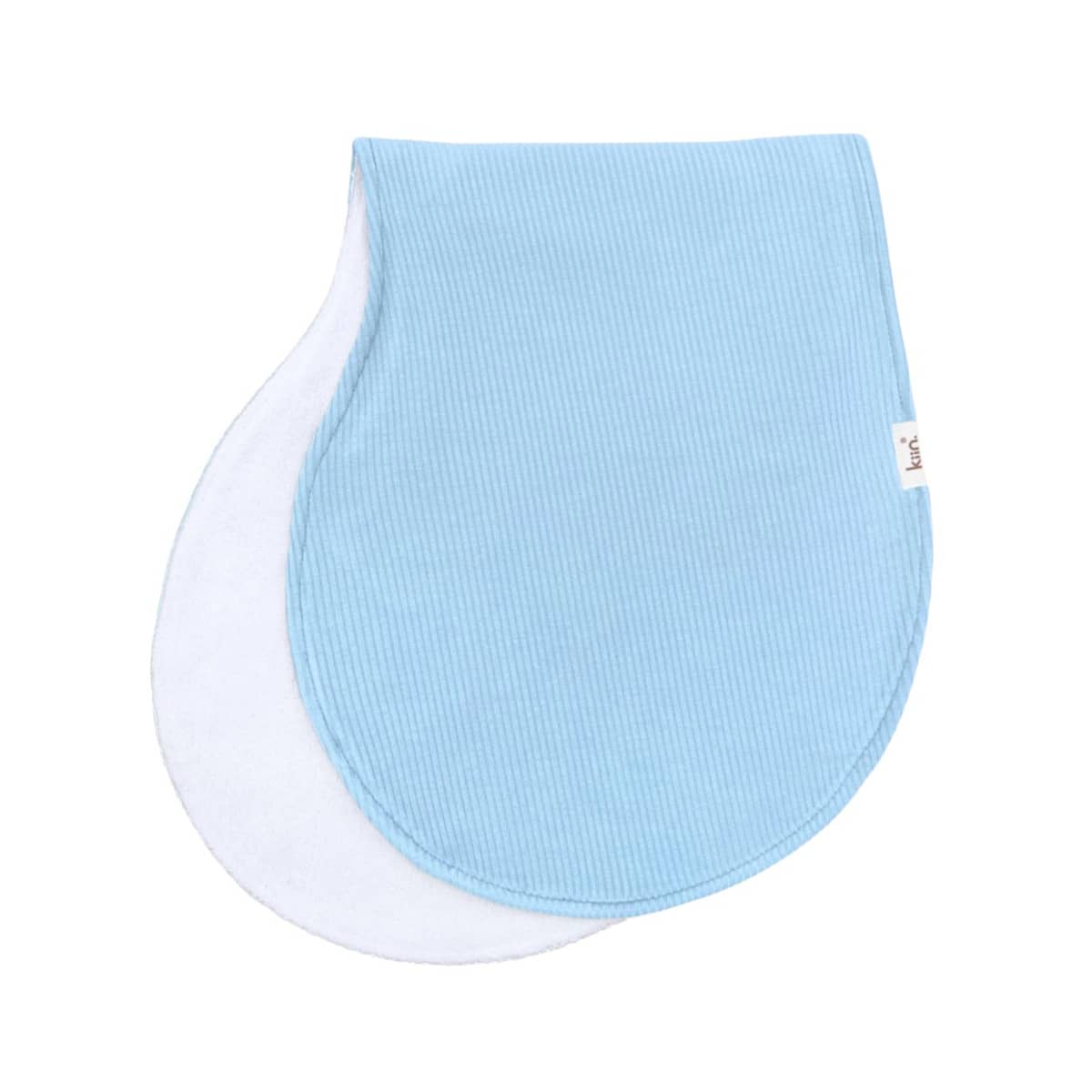 Kiin Baby Burp Cloth - Pastel Sky Rib