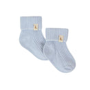 Kiin Baby Cotton Ribbed Baby Socks - Blue
