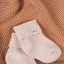 Kiin Baby Cotton Ribbed Baby Socks - Oat