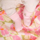 Kiin Baby Cotton Ribbed Baby Socks - Sage