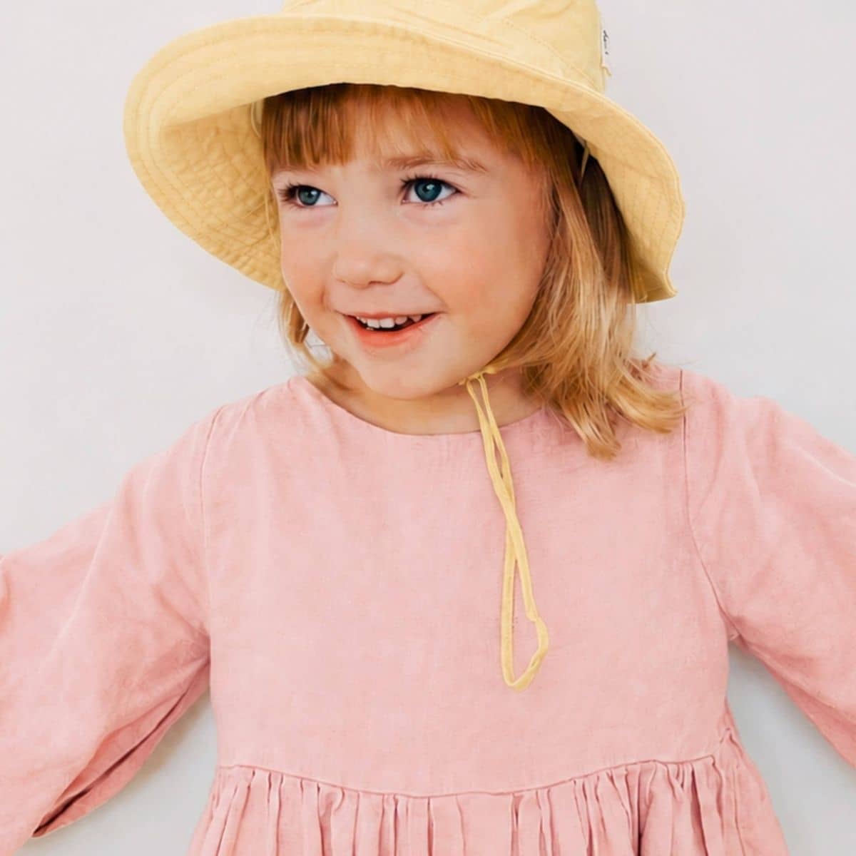 Kiin Baby Cotton Sun Hat - Buttercup