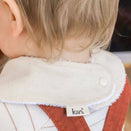 Kiin Baby Dribble Bib - Oatmeal