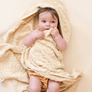 Kiin Baby Hooded Beach Towel - Oat