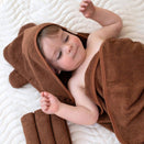 Kiin Baby Hooded Towel - Chocolate