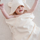 Kiin Baby Hooded Towel - Ivory
