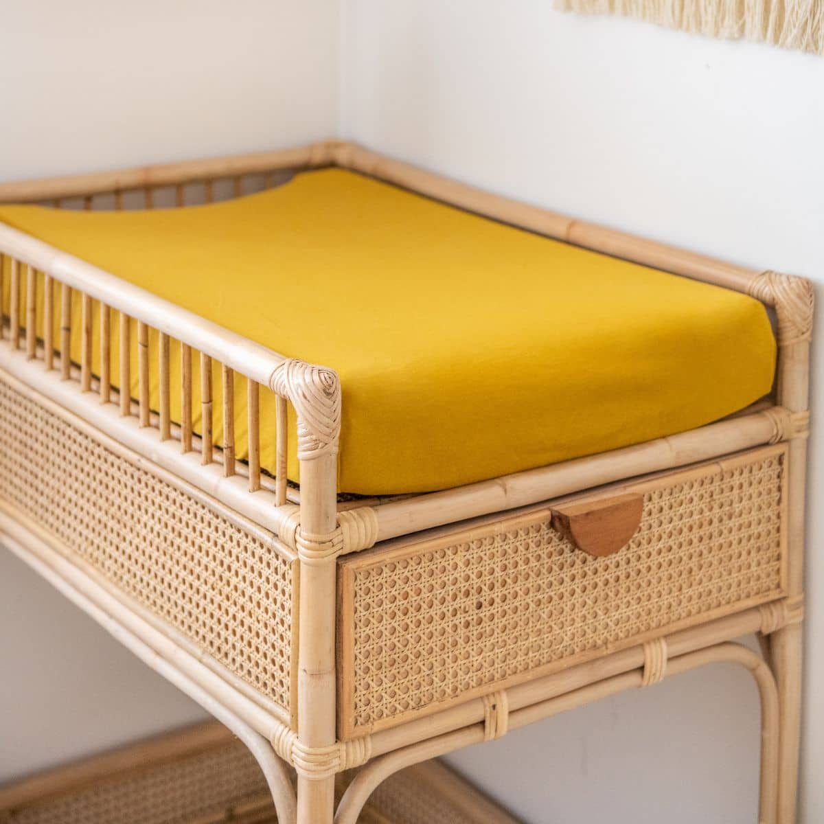 Kiin Baby Organic Change Pad / Bassinet Sheet - Mustard