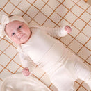 Kiin Baby Organic Cot Sheet - Lattice