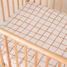 Kiin Baby Organic Cot Sheet - Lattice