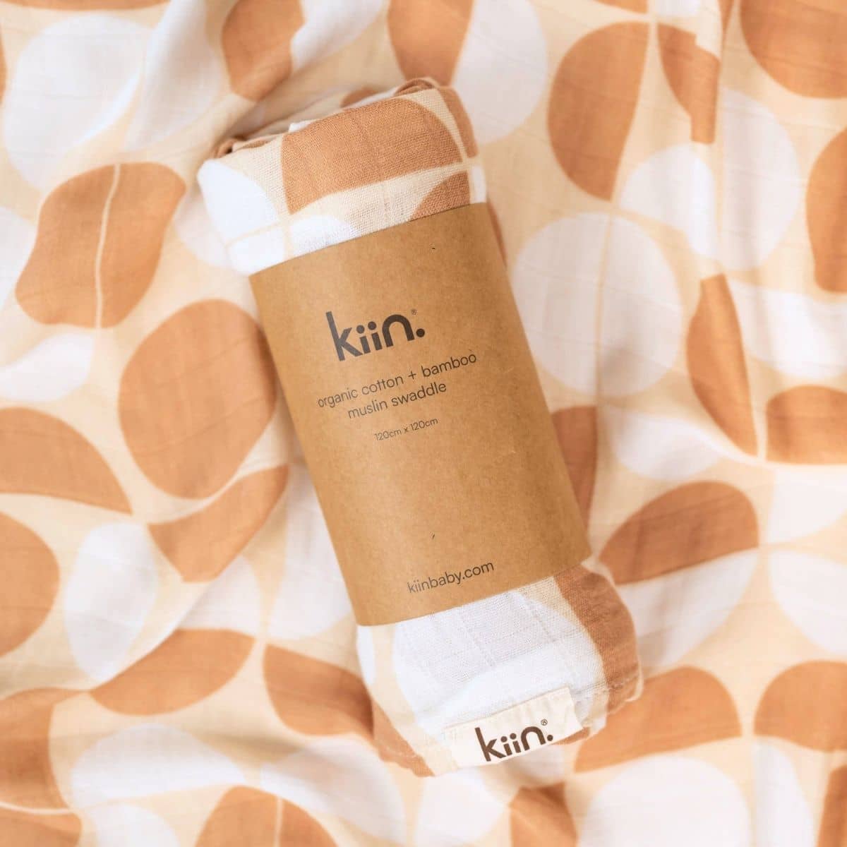 Kiin Baby Organic Muslin Swaddle - Limited Edition - Pebble