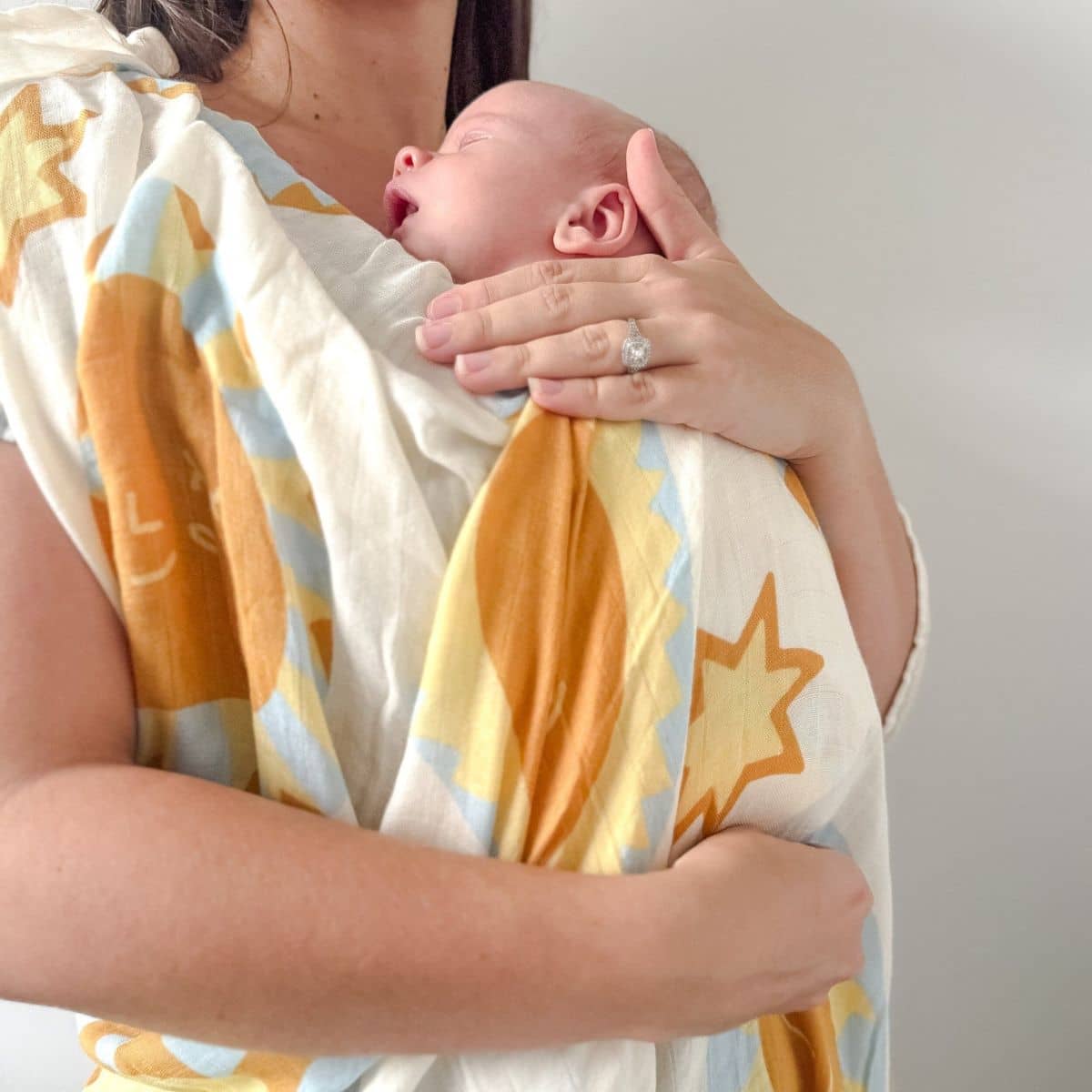 Kiin Baby Organic Muslin Swaddle - Sunny Day