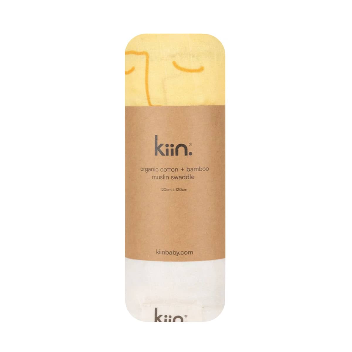 Kiin Baby Organic Muslin Swaddle - Sunny Day