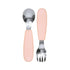 Kiin Baby Silicone + Stainless Steel Cutlery Set - Blossom