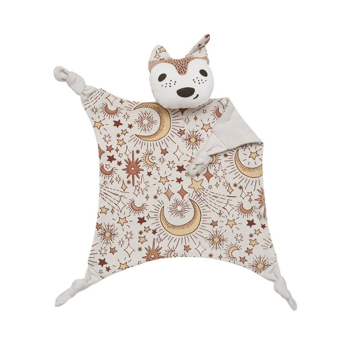 Kippins Organic Cotton Baby Comforter - Wolfie Kippin