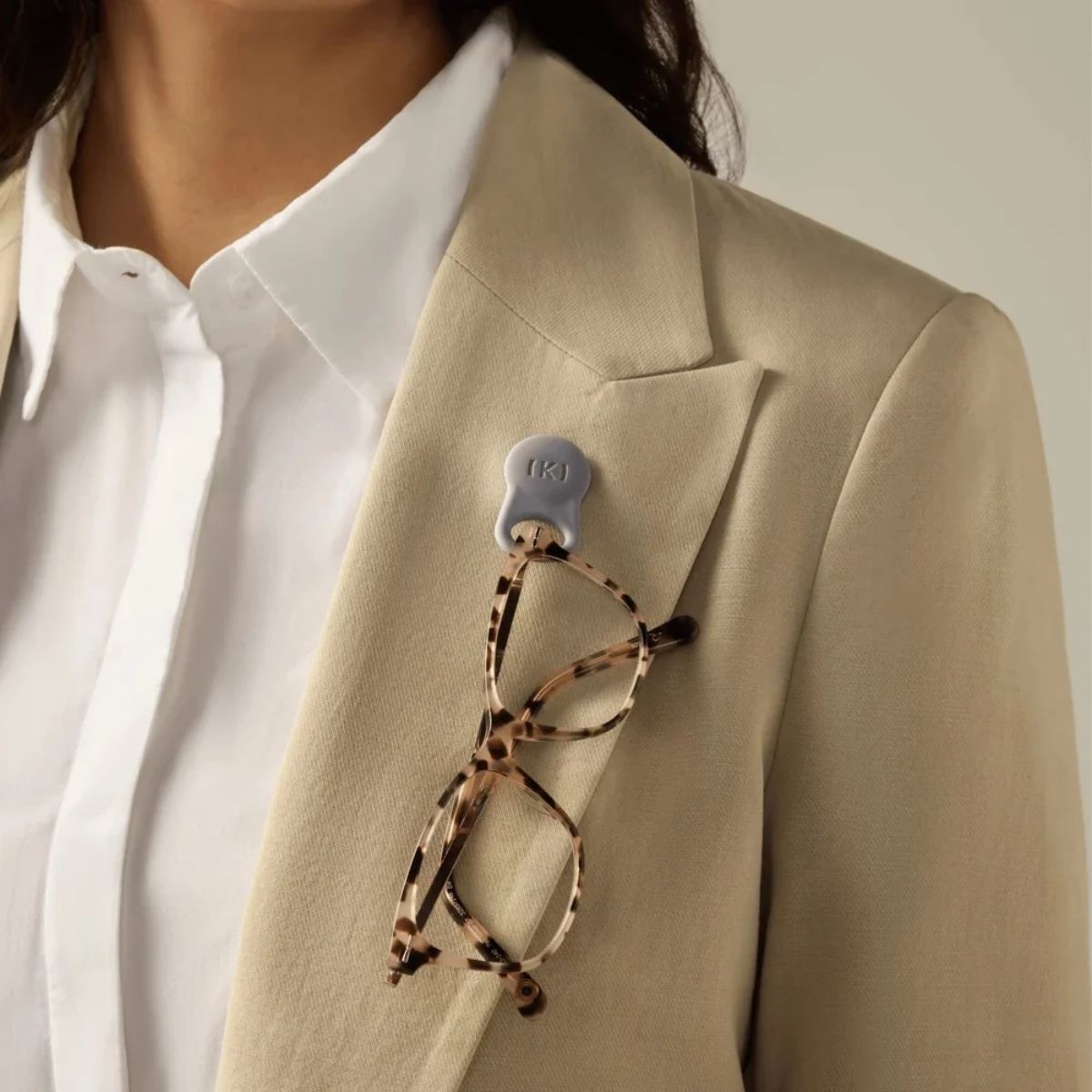 Klipsta Spex Glasses Clips - Wolf Grey