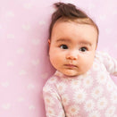 Kynd Baby Fitted Cot Sheet - Lilac Rainbow