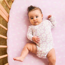 Kynd Baby Fitted Cot Sheet - Lilac Rainbow