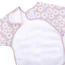Kynd Baby Sleeved Messy Bib - Lilac Daisy